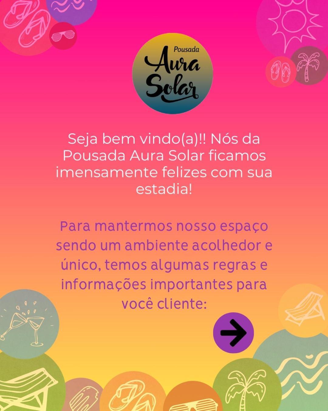 Pousada Aura Solar - 3 Quartos Com Frente Mar Hotel Arroio do Silva Eksteriør billede